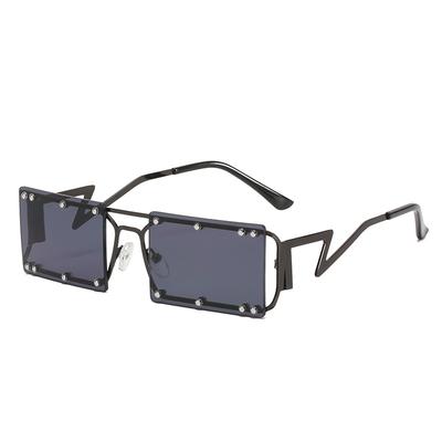 Square Sunglasses, Personalized Glasses Of The Same Style, Multi-Rivet Square Sunglasses For Women