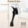 1Pc/2Pcs 5 Inch One Touch Adjustable Height Door Stop Zinc Alloy Door Stopper  Alloy Foot-Operated Lever Door Hardware