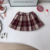 Girls' Chinese Style Winter Coat & Pleated Skirt Set - AWA889