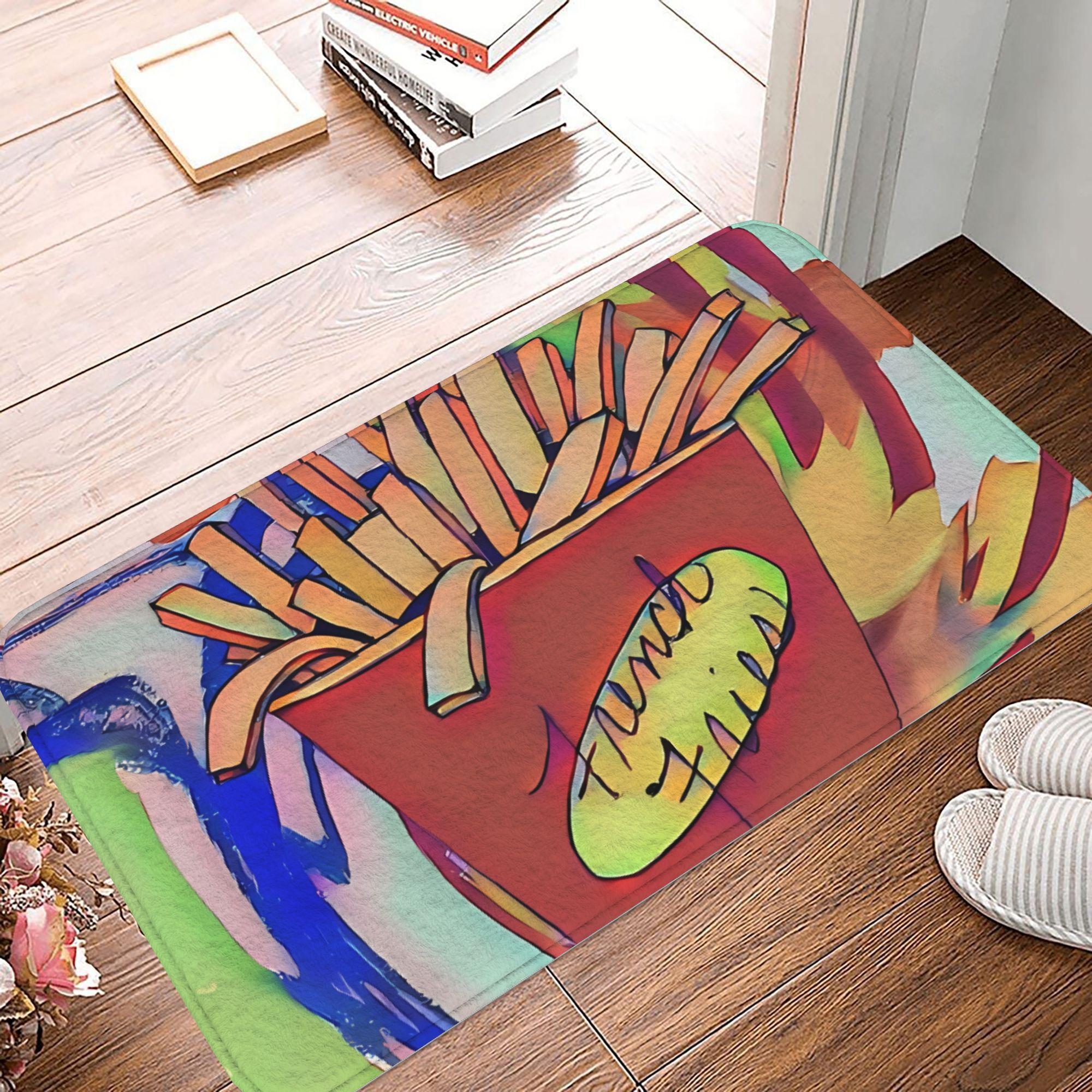 

1pc Fryday Christmas Decorations Bath Mat Doormat Kitchen Carpet Entrance Door Rug Home Decor 40x60cm
