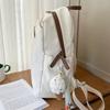Large Capacity Lightweight Women's Backpack Student Solid Color Schoolbag