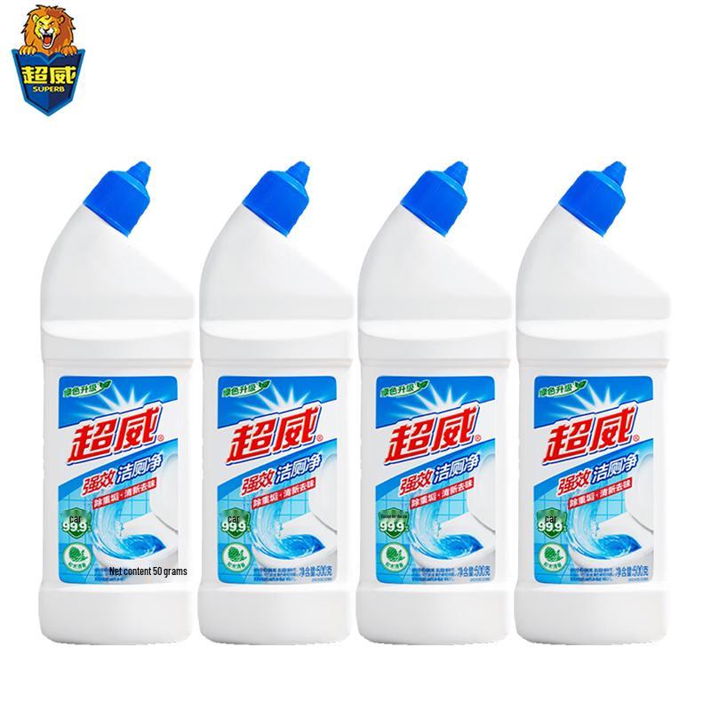 SUPERB Powerful Toilet Cleaner 500g x 4 Bottles