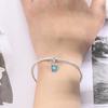 Original Copper Charms Luxury Blue Butterfly Pendant Beads Fit Bracelet Diy Women Making Delicate Gift