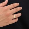 1Pcs Stainless Steel Minimalist Ring  Fashionable Couple's Finger Ring Accessory