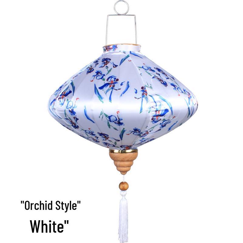 Antique Pattern Waterproof Chinese Lantern for Outdoor Balcony Decoration