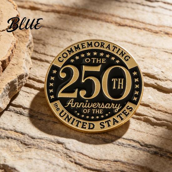 Multi-design Patriotic Pins 2026 Brooch Commemorating 250th US Anniversary Alloy