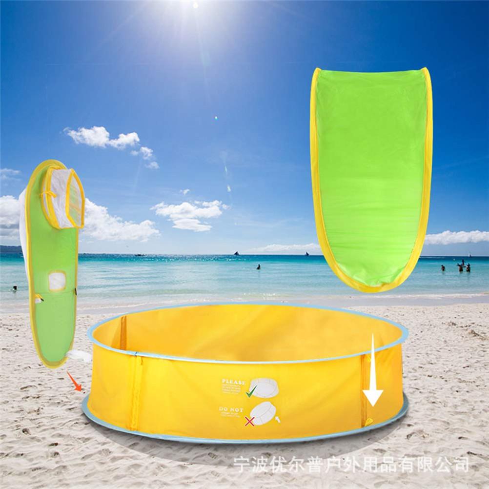 Baby Beach Ten Children's Pool Tent Portable Shade Pool UV Protection Sun Shelter Children Ball Pit Tent PaddlingSwimming Pool