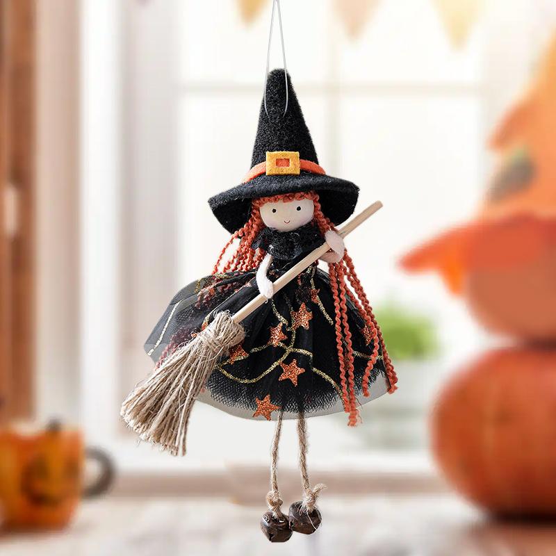 Halloween Printed Pattern Cute Mesh Decorative Props Hanging Party Decoration Pendants Home Garden 4 Styles