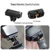 Magnetic Quick Release Base Foldable 2claw Interfaces With 1/4 Screw Hole For Action Cameras Stable & Durability