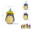 My Neighbor Totoro Cartoon Resin Art Piece With Flower Design For Celebration And Collectors Display