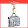 Denim Camo Mini Bag Pendant With Unique Prints Designs For Travel And Gift