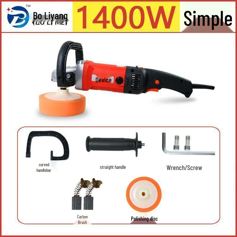 Electric Mini Car Polisher Waxing Tool for Scratch Repair and Household Use