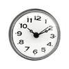 Suction Mounted Shower Clock for Bathroom Mirror, Round Clock Face with Bold Numerals for Sink Side Placement for Family Use