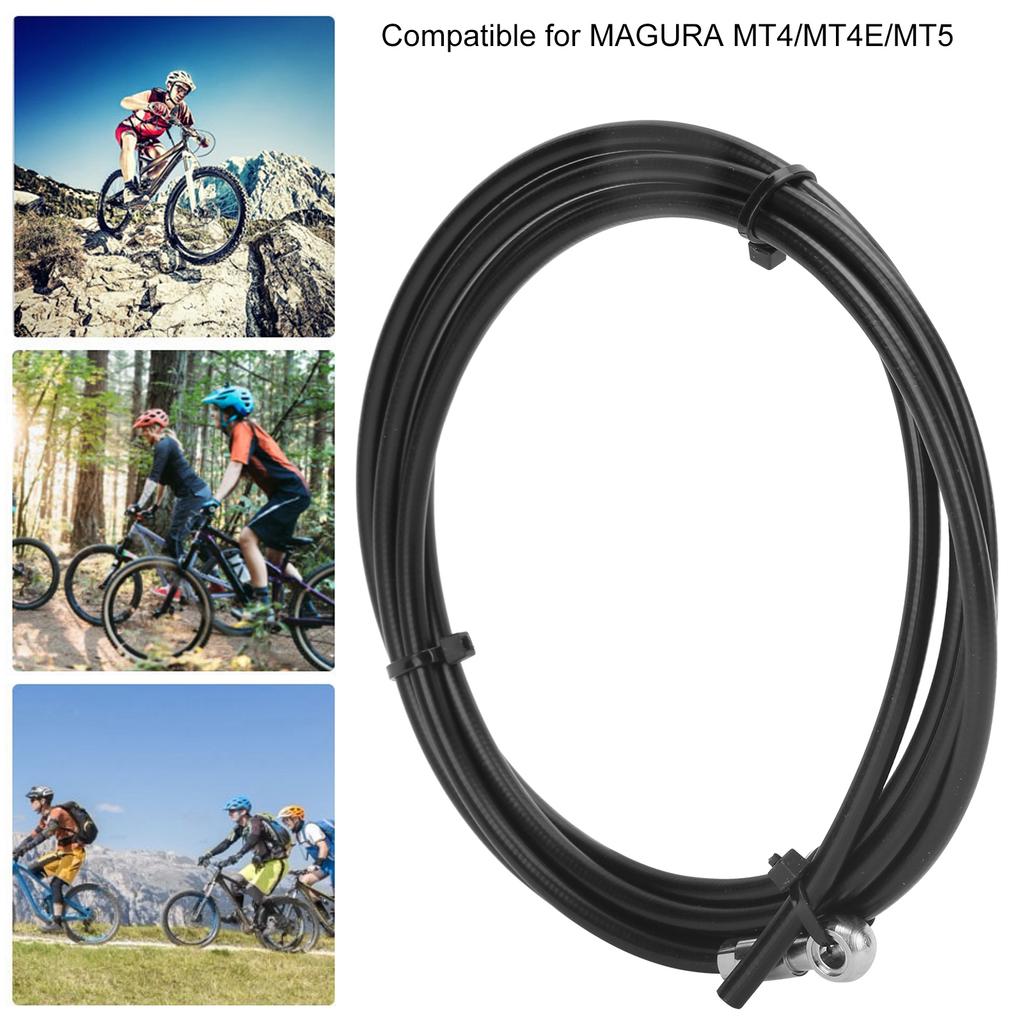 2M Disc Brake Oil Tube Brake Hose with Connection Insert for MAGURA MT4/MT4E/MT5 Oil Tube for MAGURA MT4