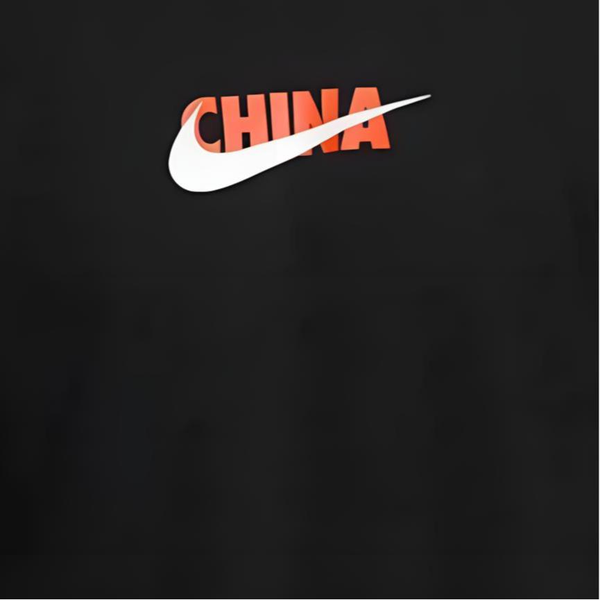 Nike Jednobarevný svetr s kulatým výstřihem a potiskem loga značky Dlouhý rukáv Mikina Pánské Topy Černá DV5290-010