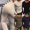 Premium Quality Fashion Men O-neck Knitting Sweater Long Sleeve Slim Fit Pullover Top