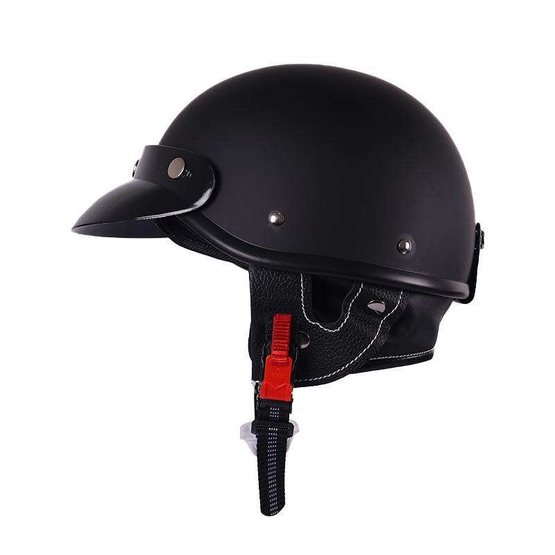 

Unisex Summer Motorcycle Helmet Half Shell with Neck Warmer Universal for Men And Women Electric Bike Helmet Protective Gear XXL