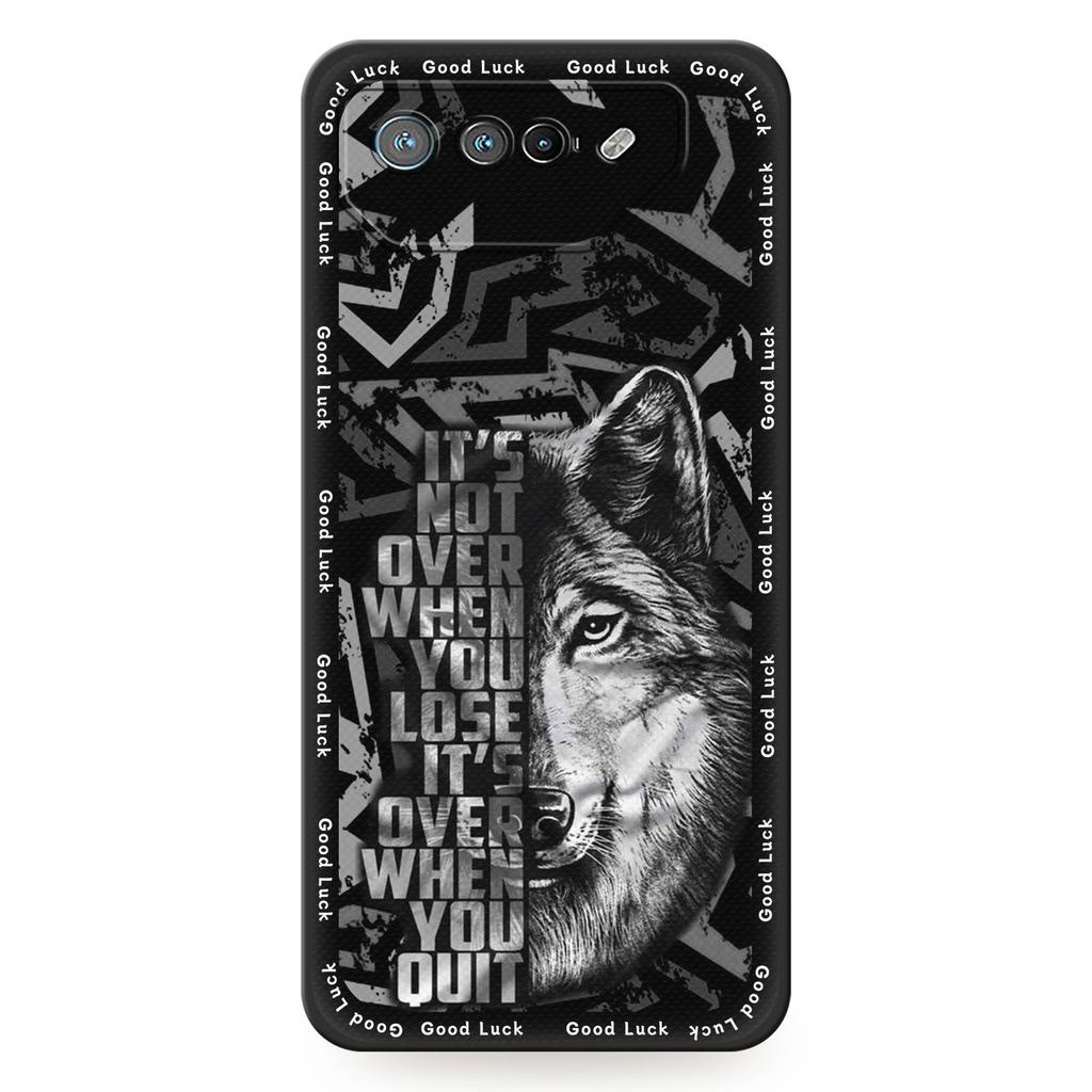 Kryt Full wrap Soft case pro Asus ROG Phone7 Protiprachový Protinárazový Vodotěsný Odolný proti nečistotám Graffiti TPU Roztomilý