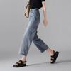 SOFSIL Women's High-Waisted Straight-Leg Cropped Jeans