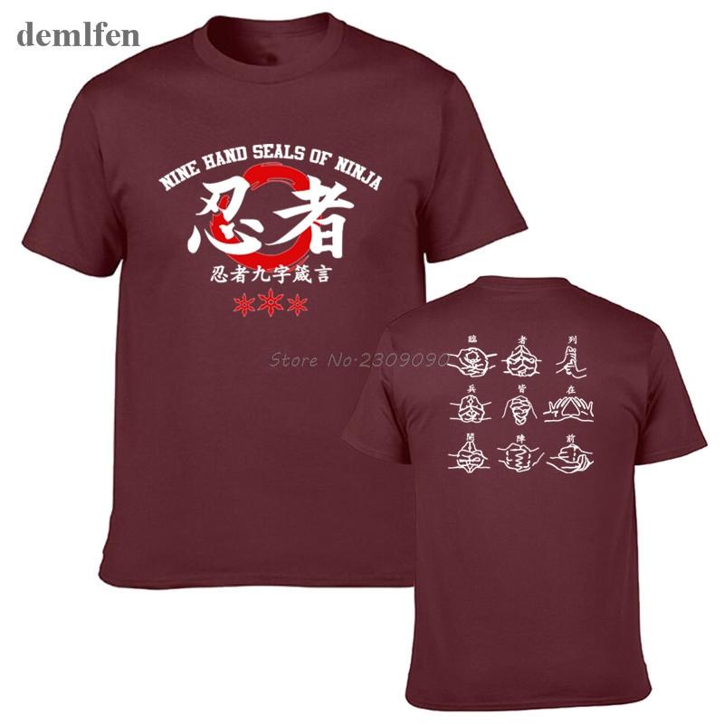 Newest Japan Samurai T Shirt Men Shotestokan Karate Bujinkan Dojo Pro Wrestling Shinobi T Shirt Tops