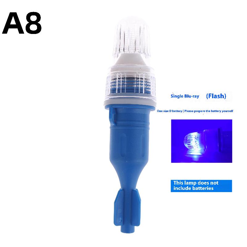 Морской сигнальный огонь Водонепроницаемый светодиодный рыболовный огонь Рыболовный двойной мигающий маяк Сигнальный огонь буя Водонепроницаемый сетевой мигающий предупреждающий огонь