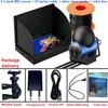 4.3 inch/5 inch night vision underwater fishing camera with HD screen fish finder monitor, 15m/20m/30m/50m long line