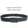 Luxury Brand Design Nylon Braided Belt Quick Release Plastic Fastener Waist Belt