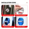AABGW1 For Benz 4PCS Car Styling Door Lock Cover Stainless Steel Protection Accessories AMG Exclusive W204 W222 W205 W203 W213 W124