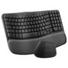Logitech Wave Combo Ergonomic Wireless Keyboard & Mouse Set