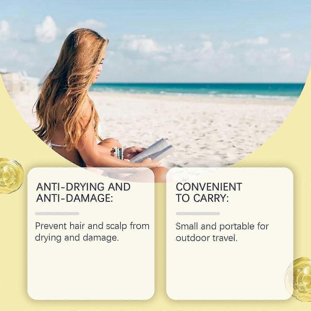 Premium SPF 30 Hair Sunscreen Spray | Non-Greasy UV Protection for Hair and Scalp | Travel-Size Scalp Sun Protection | Beach SunBlock | Scalp Sunscree