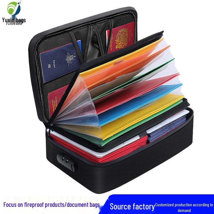 

Fireproof Waterproof Safe Bag for Valuables, Money, Documents, & Receipts. Ideal for Home or Office Storage. 36.1 x 27.4 x 10.4 cm