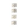 Miniature Brass Plated Hinges for Miniature Boxes and Dolls Houses