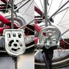 2Pcs Aluminum M Tb Bike Bicycle A Xle Pedal Non-Slip Front Rear A Xle Foot Pegs Bicycle Socle Footrest Pedal Bike Accessories