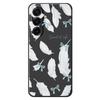 For Samsung Galaxy A17 5G Case White Feathers Pattern Printing Straight Edge TPU Phone Back Cover