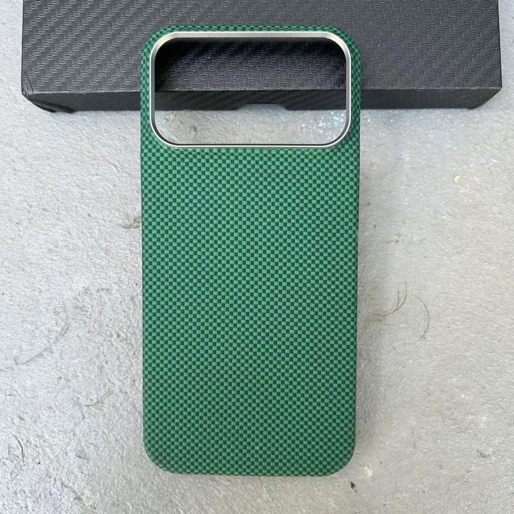 Real Aramid Carbon Fiber for iPhone 17 Air 16 pro max 15pro Ultra-thin Magnetic Case Anti-fall Metal Lens Protection Hard Cover