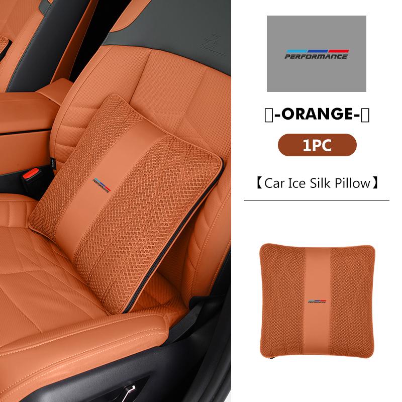 Für BMW Autokissen und Klimaanlagenabdeckung 2-in-1 Eisseide Atmungsaktiv Auto Zubehör E91 E92 E93 E60 F10 F30 E39 E36 E87 X3