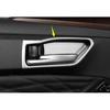 For Toyota Avalon 2019-2022 Silver Steel Inner Door Handle Lock Frame Trim 4pcs