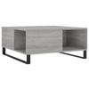  Coffee Table, Grey Sonoma Oak, 80x80x36.5 Cm