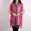 Color gradual change small flower scarf extended jacquard shawl Lijiang Nepal scenic spot scarf women long scarf