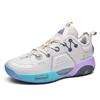 Basketball shoes are hot in the city, sports running shoes, raw marshmallows, colorful low-top sneakers, friction sound