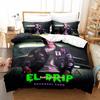 Natanael Cano Bedding Set Single Twin Full Queen King Size Bed Set Adult Kid Bedroom Duvetcover Sets Print Anime Bed Sheet Set