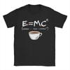Unisex Unisexs Tshirt Emc2 Energy Coffee Vintage Pure Cotton Tee Shirt Short Sleeve Nerd T Shirt Round Collar Clothing Party
