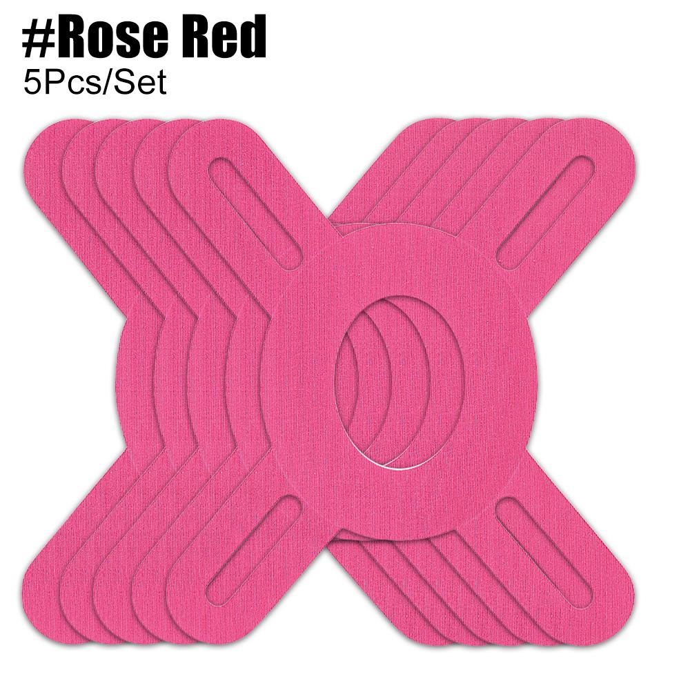 5 Stück Vorgeschnittenes Kinesiologie-Tape für Knie – Elastische Knieunterstützung & Stabilität, Schmerzlinderung – Wasserdicht, Atmungsaktiv