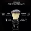 Pink Woolf Shaving Brush for Men Soft – Handcrafted Synthetic Bristles, Spiral TUXEDO HANDLE | Premium Shave, Cruelty-Free, Gift for Men