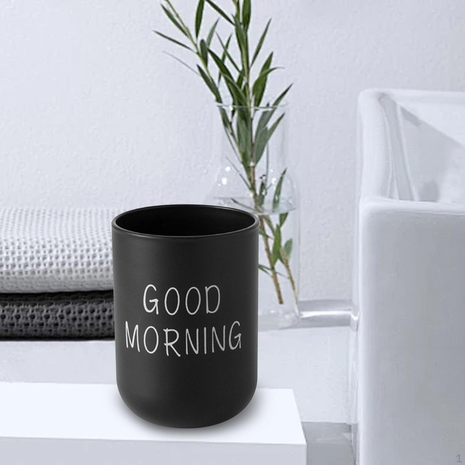 

Toothbrush Cup Bathroom Reusable Hotel Accessories Mouthwash Brushing Water for чёрный