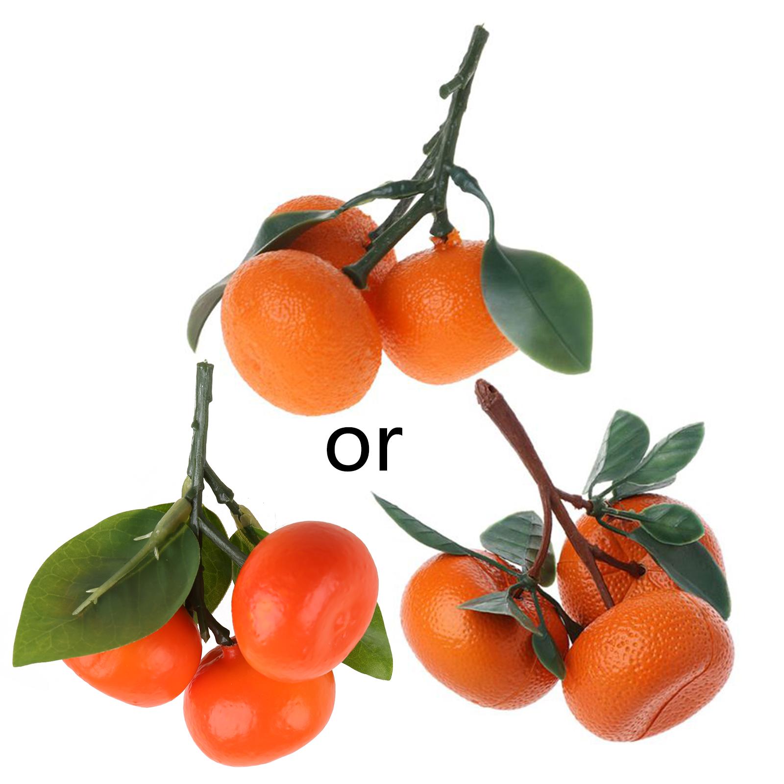 

Artificial Orange Foam Material Fake Agriculture Gardening Display Tangerine for Greenhouse Planting Mature Fruits 1