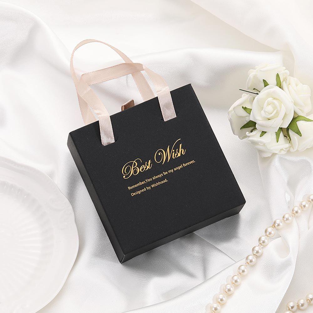 Color Packaging Boxes Ring Necklace Jewelry Box Jewelry Display Gift Handbag Earrings Displays Case