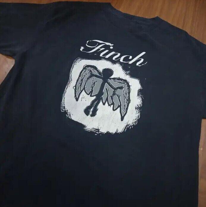 Футболка с графическим логотипом FINCH Emo Band, подарок для фаната, унисекс XXXL