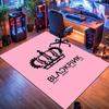 Black Pink Domination carpet Suitable for all seasons floor mats Fashion Office chair cushion Art