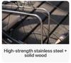 LiLioo Stainless Steel & Wood Bike Display Rack Indoor Storage